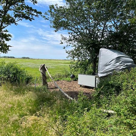 Hof Steinhuetten Schlafstrandkorb Westerhever Luaran gambar