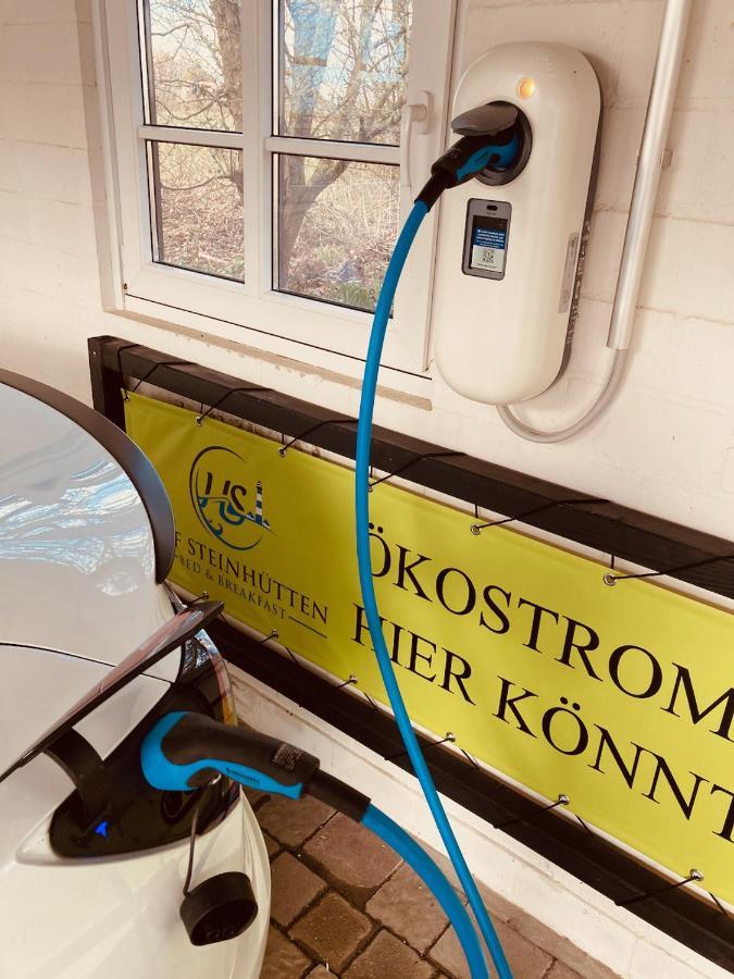 Hof Steinhuetten Schlafstrandkorb Westerhever Luaran gambar